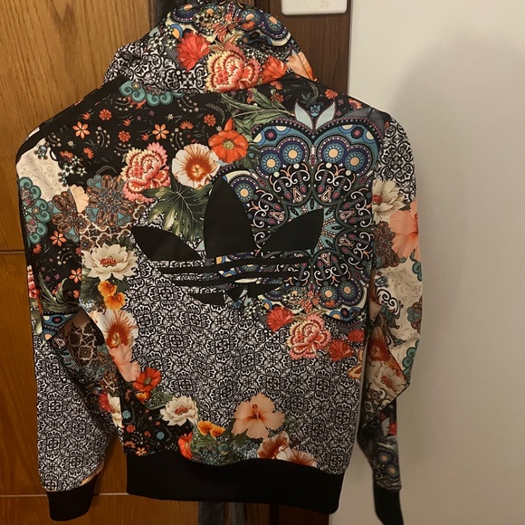 Adidas originals floral tracksuit jacket - Picture 2 of 4